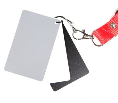 18% Grey Kaarten Witbalans Card Set Voor Digitale Fotografie Met Neck Strap Kleur Correctie Tool