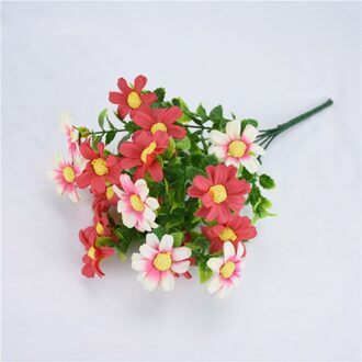 18 Heads/Boeket Kleine Bud Zou Ju Simulatie Zijde Bloem Roos Diy Bruiloft Thuis Kerst Decoratie Bloem rose Gif 4