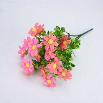 18 Heads/Boeket Kleine Bud Zou Ju Simulatie Zijde Bloem Roos Diy Bruiloft Thuis Kerst Decoratie Bloem rose Gif 5