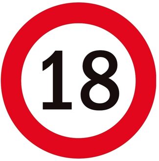 18 jaar onderzetters/bierviltjes - 25x stuks - Sweet 18 - verjaardag - feestartikelen