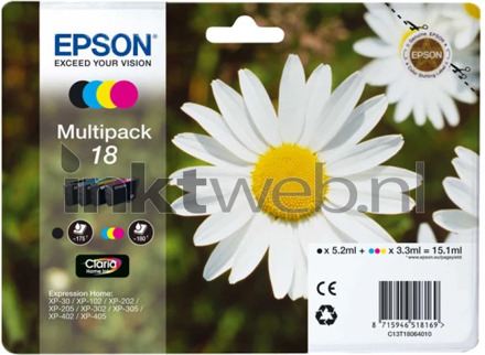 18 L Multipack (4 kleuren) C13T18064010