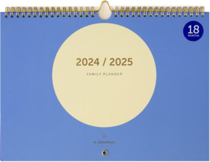 18 maanden familieplanner 2024-2025, cirkel