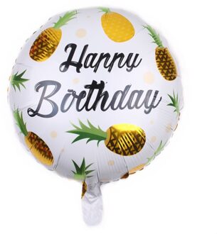 18 "ronde ananas aluminium film ballon ronde fruit ballon kinderen verjaardag partij decoratie ballon