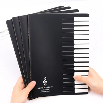 18 Sheets Music Practice Notebook Piano Violin Book Universal Five-line Notebook for Violin Piano Pactice Music Tool Random