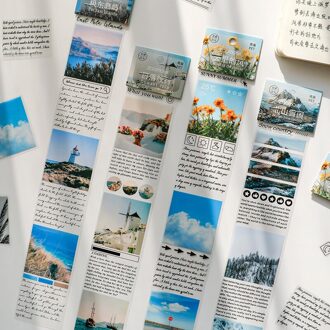 18 Stks/partij Inspiratie Dimensie Serie Briefpapier Sticker Creatieve Decoratie Diy Gedeeld Outfit Tape Huisdier Sticker