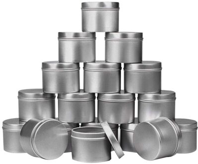 18 Stuk Kaars Tin , 4 Oz, Kaars Containers Voor Diy Kaars Maken, Kaars Container, handgemaakte Kaars Maken Gereedschap