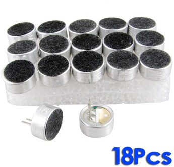 18 Stuks 9.5Mm Dia Mic Capsule Electret Condensator Miniphones