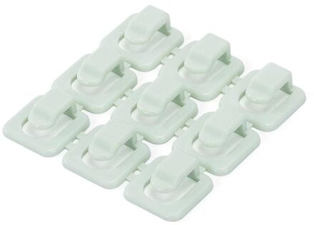 18 stuks Adhesive DIY Kabel Clip Tafel Opslag Draad Organisator Mini Home Klem groen