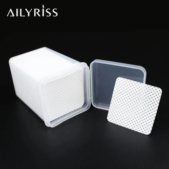 180/200/540pcs Eeyelash Glue Remover Cotton Wipes Gel Nail Tips Polish Remover Cleaner Lint-Free Paper Pad Eyelash Supplies