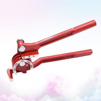 180 Graden Airconditioning Koperen Buis Aluminium Buis Drie-Slot Handleiding Buis Buigen Machine (Rood)