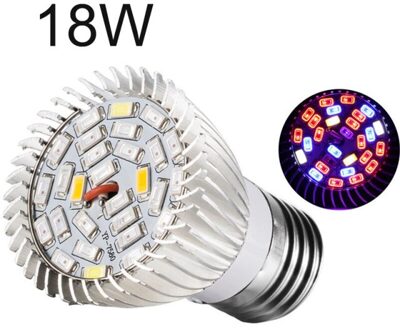 180 Graden Led Grow Light Uv Spectrum Plant 1Pc Bonsai Tuin E27 Lamp