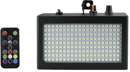 180 Leds Strobe Flash Light Portable 35W Rgb Remote Sound Control Strobe Speed Adjustable For Stage Disco Bar Party Club(Eu Plug