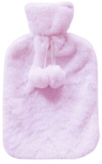 1800Ml Leuke 2 Ballen Pluche Cover Water Fles Anti-Brandwonden -Water Zak Water Vullen handwarmer Voor Slaapzaal Kantoor Thuis