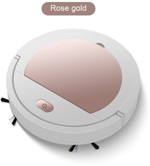 1800Pa 3-In-1 Auto Oplaadbare Robot Stofzuiger Smart Vegen Robot Droog Nat Vegen Stofzuiger smart Floor Cleaner roos goud