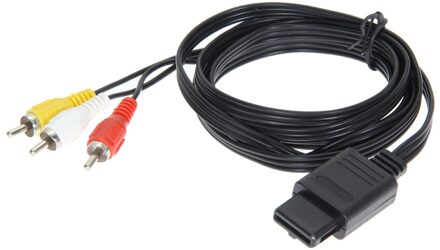 180Cm 6FT Av Tv Rca Video Cord Kabel Voor Game Cube/Voor Snes Gamecube/Voor nintendo Voor N64 64 Prijs