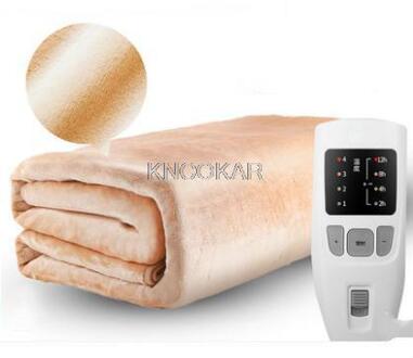 180Cm Security Dual Temperatuur Timing Controller Elektrische Bed Deken Huishoudelijke Elektrische Matras Zachte Mat Warmer Verwarming Pad 180x120cm