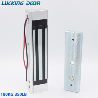 180Kg 350lbs Elektrische Magnetische Lock Dc 12V Enkele Deur Elektromagnetische Lock Holding Force Toegangscontrole Lock