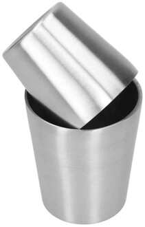 180Ml + 300Ml Rvs Beker Dubbele Wand Bier Wijn Cup Mok Koffie Theekopje Drank Cup Voor thuis Koffie Schoen Restaurant