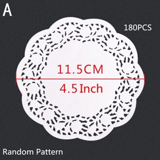 180Pcs Keuken Voedsel Olie Absorberend Papier Taart Snack Gebakken Kip Gebak Bakken Papierlade Bakvormen Oven Olie-Absorberende papier Mat A model- 4.5 duim