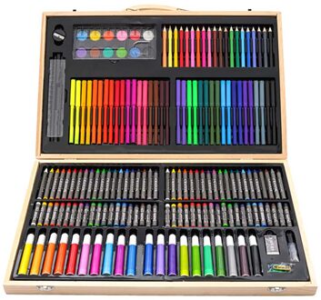 180Pcs Olie Kleurpotloden Set Schets Zachte Kern Professionele Kunst Benodigdheden Voor Volwassenen Kunstenaar Tekening Kleuren Met Draagbare Case