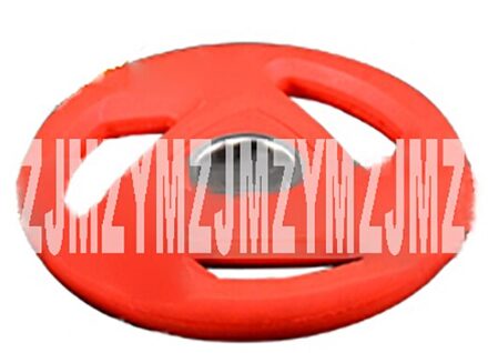 1818 5Kg Pu Hand Barbell Gewichtheffen Barbell Slice Schijf Milieubescherming Geen Off-Geur Barbell Stuk Drie Gaten