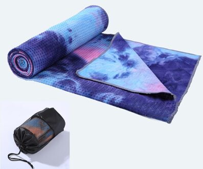 183*63 Cm Thuis Yoga Handdoek Yoga Mat Fitness Mat Elasticiteit Microfiber Antislip Tie-Dye Mat handdoek Universele Aerobics 5