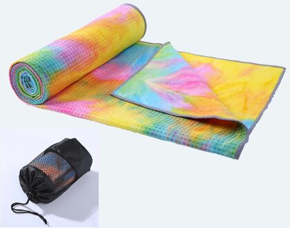 183*63 Cm Universele Yoga Handdoek Antislip Fitness Mat Gedrukt Microfiber Antislip Tie-Dye sport Sneldrogend autumn