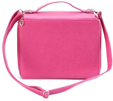 184 Slot Draagbare Kleurpotlood Case Houder Waterdicht Grote Capaciteit Pu Leer Potlood Tas Voor Student Kunst Levert rood