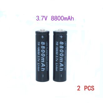 18650 Bateria De Alta Qualidade 8800 Mah 3.7V 18650 Baterias Li-Ion Bateria Recarregavel Para Lanterna Tocha + Frete Gratis 2 stk accu
