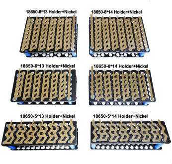 18650 battery holder and pure nickel 5*13 (5P13S) 5*14(5P14S) 6*13(6P13S) 6*14()6P14S) 8*13(8P13S) 8*14 W type 18650 holder