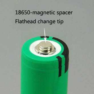 18650 gasket flat tip becomes strong magnet pieces small magnet flashlight battery spacer