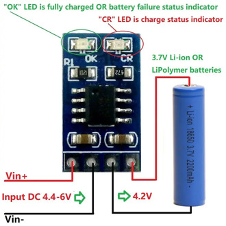 18650 Li- Lithium Battery Module 1A 4.2V 3.7V MPPT Solar Controller Board Solar Kit