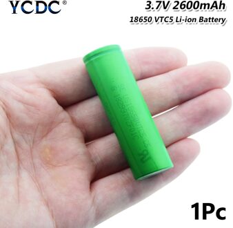 18650 Lithium Ion Batterij 2600Mah 3.7V Oplaadbare Li-Ion Batterij Vervanging Voor Ons 18650 VTC5 Lithium Mobiele Audio Apparatuur