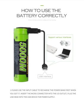 18650 Standaard Batterij 3.7V 3500mAh usb oplaadbare Camera Elektrische Tool Elektronische speelgoed Accu MP3/MP4 Speler