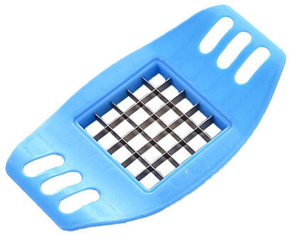 18Cm * 10.5Cm Rvs Groente Aardappel Slicer Cutter Cutting Snijmachines Gesneden Frieten Apparaat Willekeurige Kleur