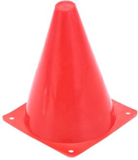 18Cm 7Inch Voetbal Training Verkeer Kegels Activiteit Kegels Schaatsen Skateboard Voetbal Training Multipurpose Sport Apparatuur rood
