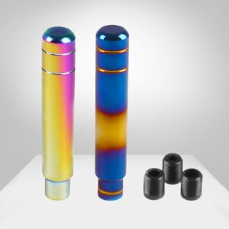 18Cm Universele Pookknop Shifter Hoofd Interieur Decor Met Adapters Aluminium Pookknop Auto Accessoires veelkleurig