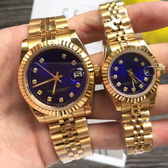 18K Gold 26mm&36mm Automatic Self-wind women Watches Sapphire Datejust Sapphire Sport Watch Gold dial AAA+ Rolexable gift