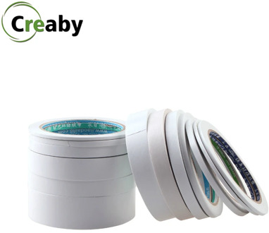 18M White Double Sided Tape Mounting Tape Ultra-thin Strong Adhesive Width 3mm 5mm 6mm 8mm 10mm 12mm 15mm 20mm 24mm 30mm 1 Roll