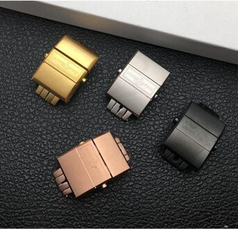 18Mm 20Mm Zilver Rosegoud Zwart Roestvrij Staal Vlinder Gesp Sluiting Voor Ulysse Nardin Horloge Gesp Met Graveren