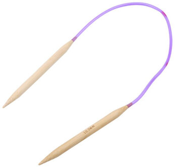 18Pcs Naaien Multicolor Tube Bamboe Cirkelvormige Haak Breinaalden Set Dubbele Cusp Bamboe Cirkelvormige Haak Zxh kleur 100cm