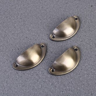 18Pcs Retro Halve Cirkel Handvat Praktische Kast Pull Handvat Duurzaam Lade Handvat Voor Thuis Dagelijks Gebruik (Groen Brons) groen Bronzes draad d