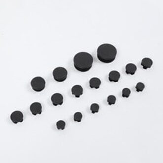 18Pcs Rubber Stopper Waterdichte Cover Plug Zwart Abs Chassis Waterdichte Plug Stopper Voor Jeep Wrangler Jl/Jt