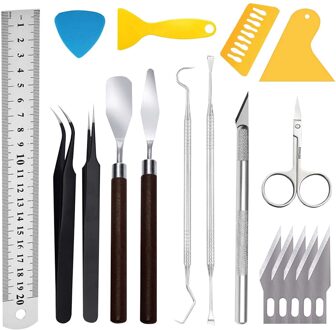 18Pcs Scrapbooking Papier Tool Set, Hand-Cut Paper Diy Zelfgemaakte Wenskaart Scrapbooking Sets Belettering Accessoires Handmad