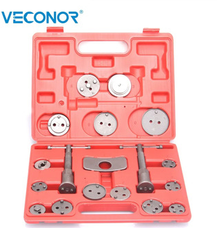 18pcs Universal Caliper Brake Piston Tool Kit Disc Brakes Rewind Wind Back Pad With Case For VW AUDI FORD BMW Citroen