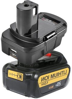 18V Batterij Adapter DM18D Omgezet Naar Li-Ion Lader Tool Converter Voor Dewalt Batterijen