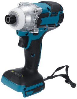 18V Draadloze Elektrische Schroevendraaier Speed Borstelloze Slagmoersleutel Oplaadbare Boor Driver + Led Licht Voor Makita 18V Batterij