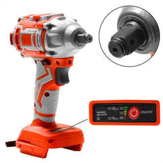 18VF 500W Elektrische Borstelloze Draadloze Elektrische Slagmoersleutel Oplaadbare 1/2 Dopsleutel Power Tool Voor Makita 18V Batterij