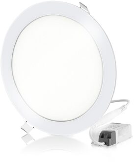 18W Super Heldere Ultra-Dunne Led-paneel Licht Plafond Lampen Verzonken Lichtpunt Kit Met Led Driver 205mm Open Gat Ronde