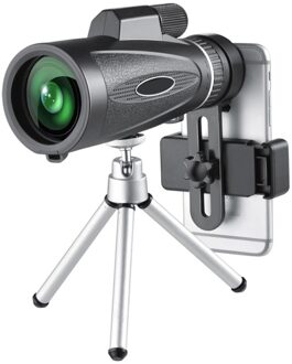 18X62 Draagbare Optische Hd Lens Monoculaire Telescoop Met Statief Mobiele Telefoon Clip Outdoor Sport Accessoires